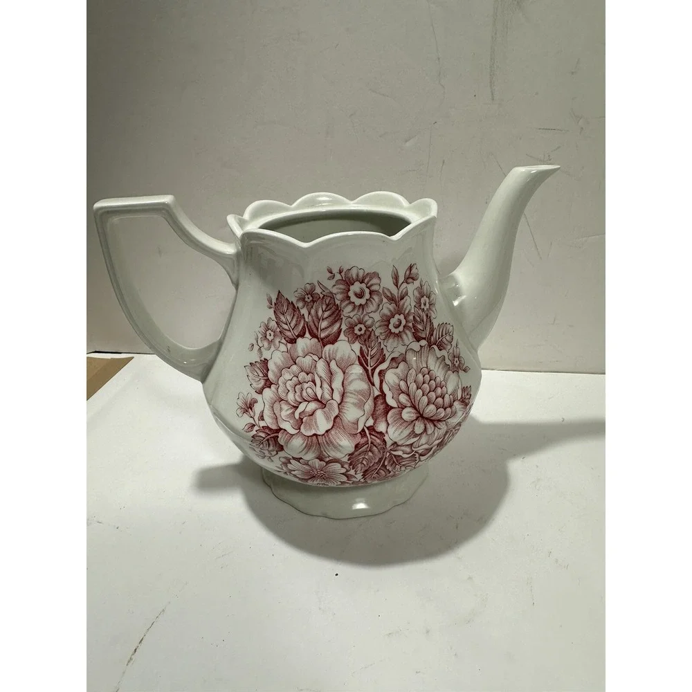 Royal Staffordshire Avondale Large +‎ Small Pitcher Bowl Set 2 England J&G Pink